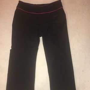 Nike capris - Black w/ red and purple trim
